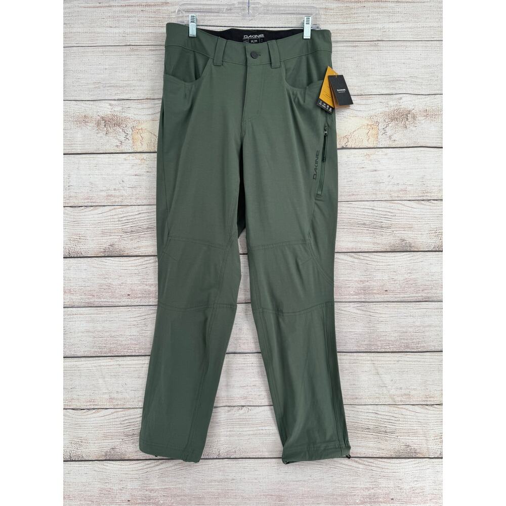 Dakine Leeward Outdoor Hiking Pants Mens M Peat Green Stretch‎ Drawstring NEW